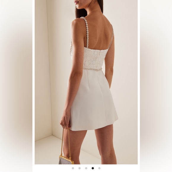 Self Portrait lace bodice mini dress - Picture 4 of 4